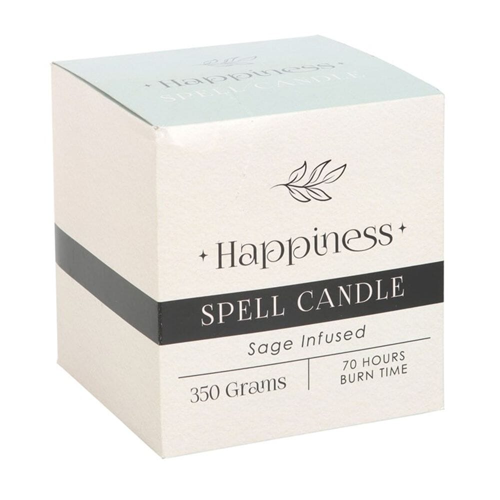 Sage Infused Happiness Spell Candle Candles Secret Halo 