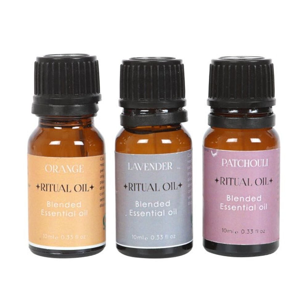 Set of 3 Stress Less Ritual Blended Essential Oils Essential Oils Secret Halo 