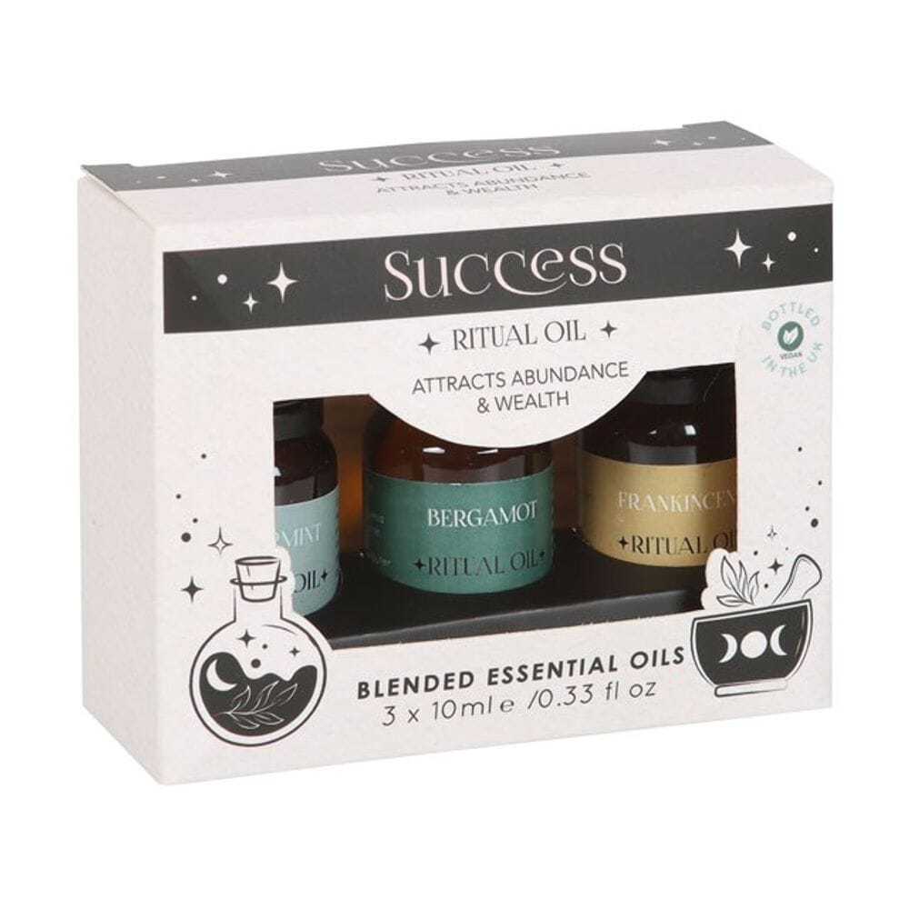 Set of 3 Success Ritual Blended Essential Oils Essential Oils Secret Halo 