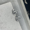 Silver Celtic Knot Studs Earrings Secret Halo 