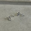 Silver Celtic Knot Studs Earrings Secret Halo 