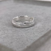 Silver Feather Band Ring Rings Secret Halo Large 