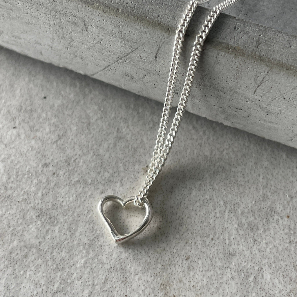 Silver Heart Anklet Anklets Secret Halo 