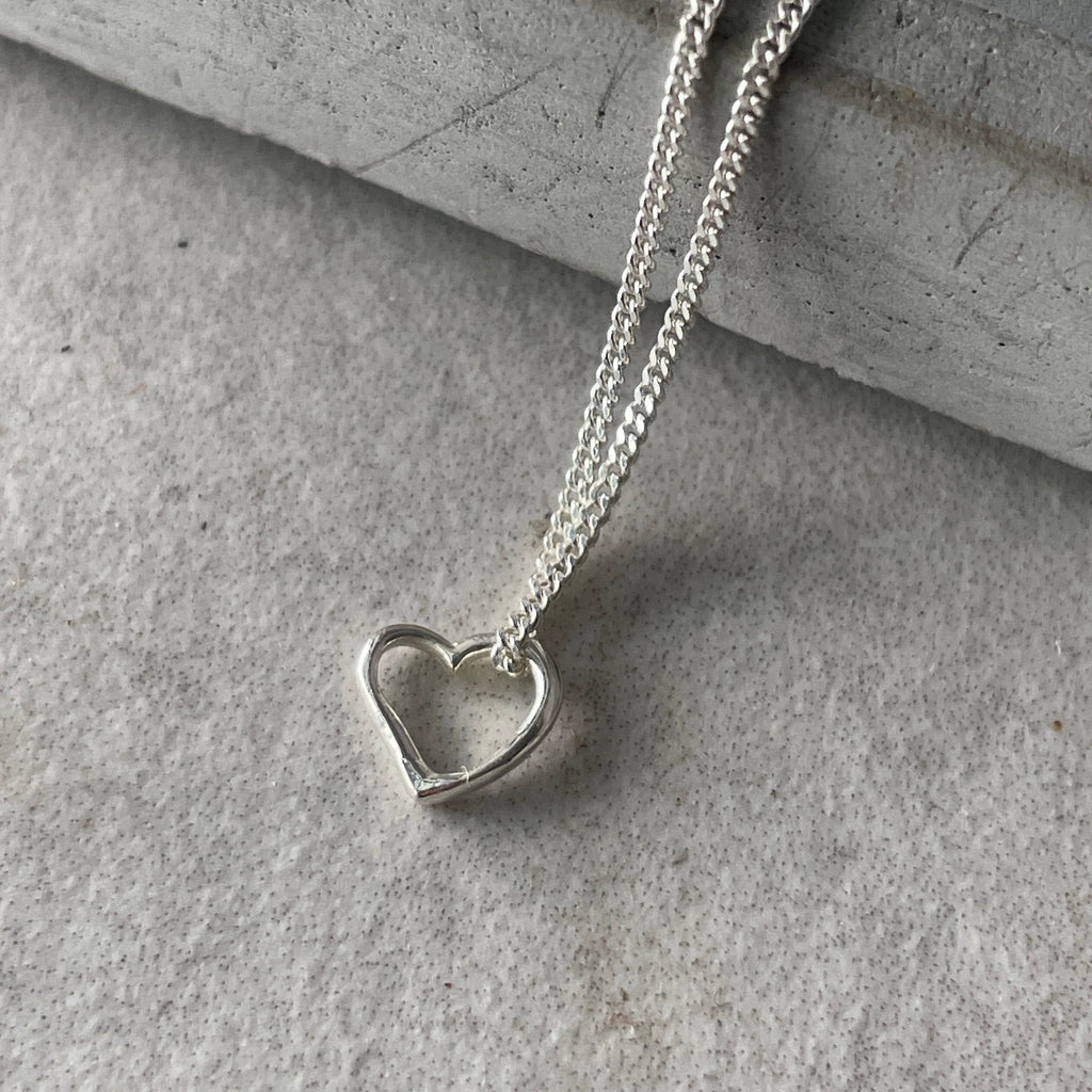 Silver Heart Anklet Anklets Secret Halo 