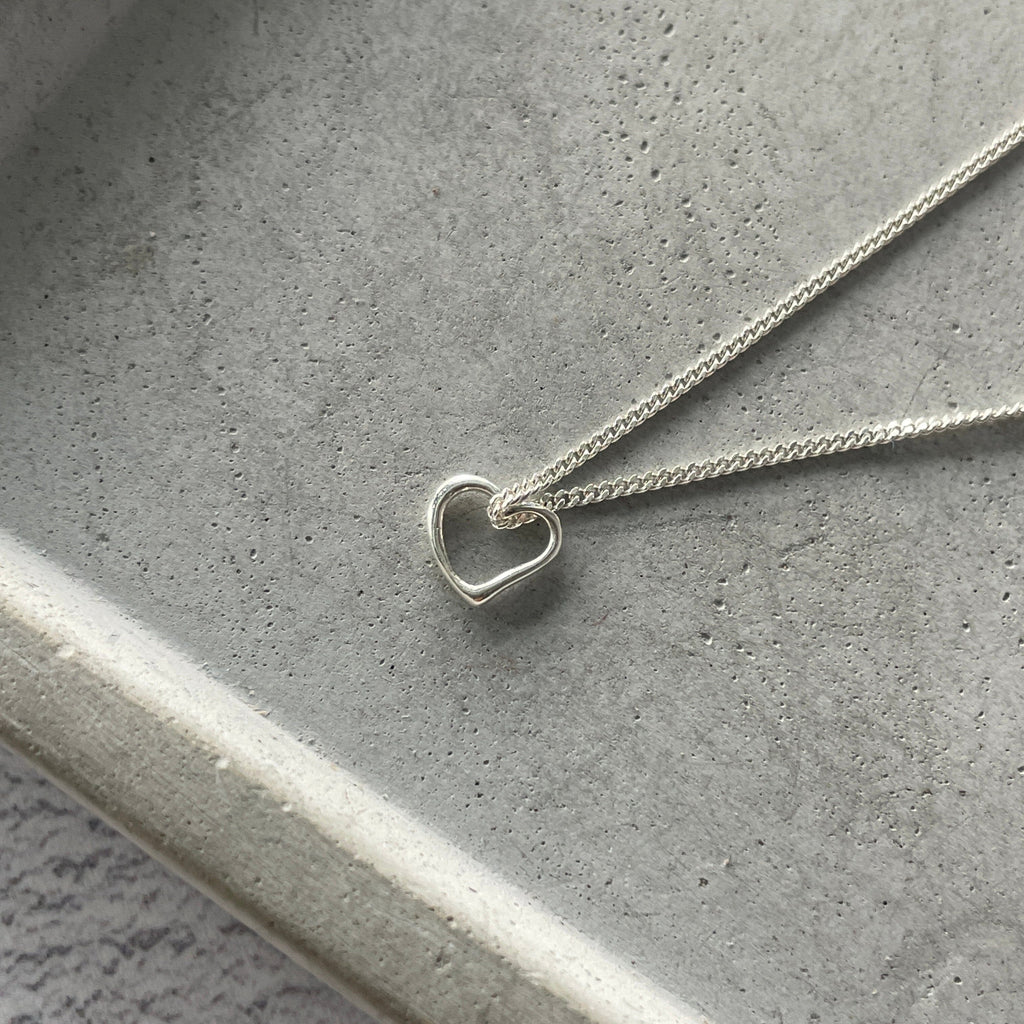 Silver Heart Anklet Anklets Secret Halo 