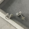 Silver Horseshoe Stud Earrings Earrings Secret Halo 