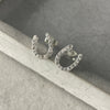 Silver Horseshoe Stud Earrings Earrings Secret Halo 