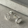 Silver Horseshoe Stud Earrings Earrings Secret Halo 