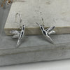 Silver Hummingbird Earrings Earrings Secret Halo 