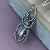 Silver Stag Beetle Necklace Necklaces & Pendants Secret Halo 