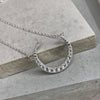 Sparkly Crescent Moon Necklace Necklaces & Pendants Secret Halo 