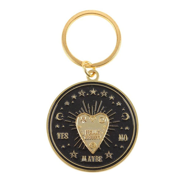 Spinning Talking Board Planchette Keyring Keyrings Secret Halo 