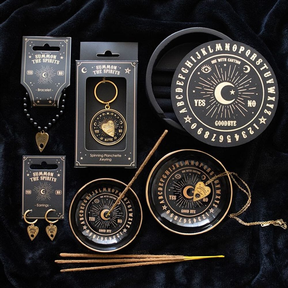 Spinning Talking Board Planchette Keyring Keyrings Secret Halo 