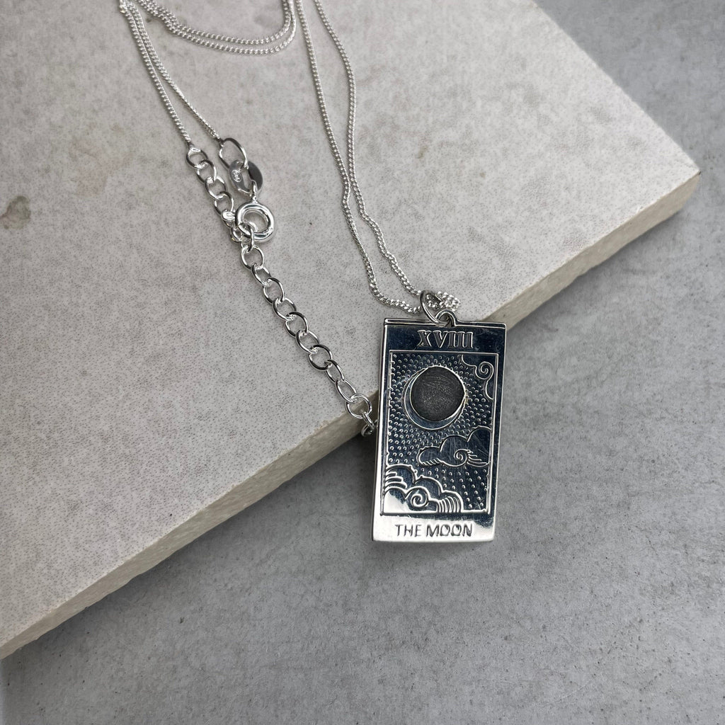 Tarot Necklace - The Moon Necklaces & Pendants Secret Halo 