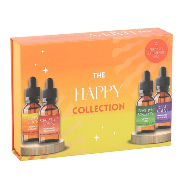 The Happy Collection Blended Essential Oil Set Essential Oils Secret Halo 