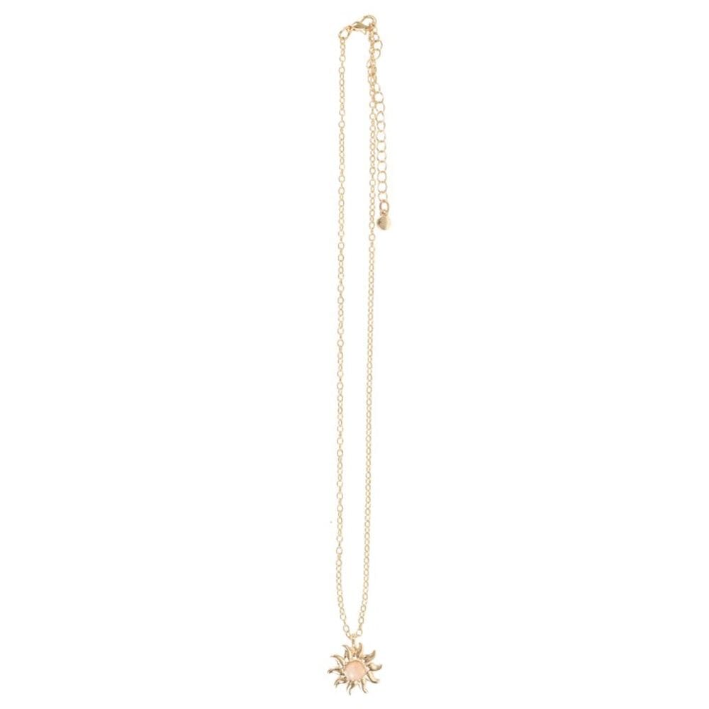 The Sun Celestial Rose Quartz Necklace Card Necklaces & Pendants Secret Halo 