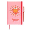 The Sun Gratitude Journal with Rose Quartz Pen Notebooks Secret Halo 
