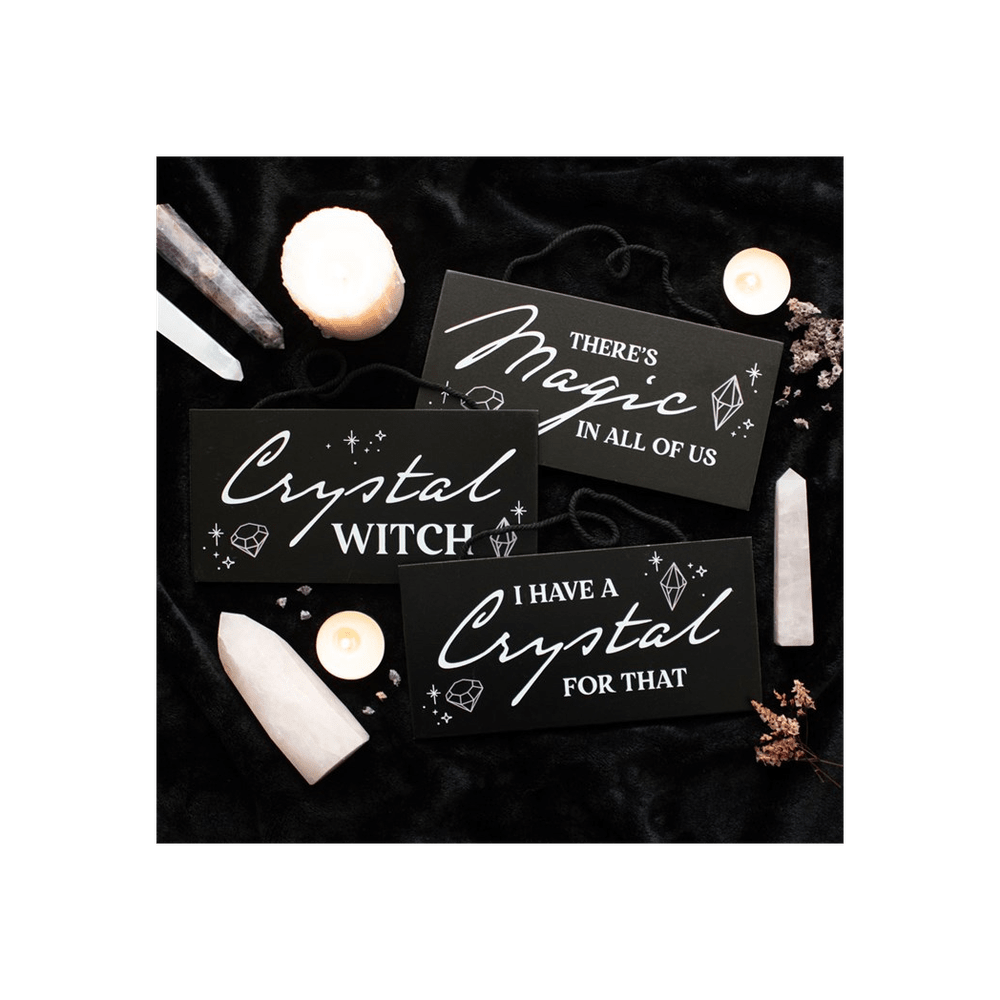 There's Magic in All of Us Witchy Hanging Sign Decor Secret Halo 