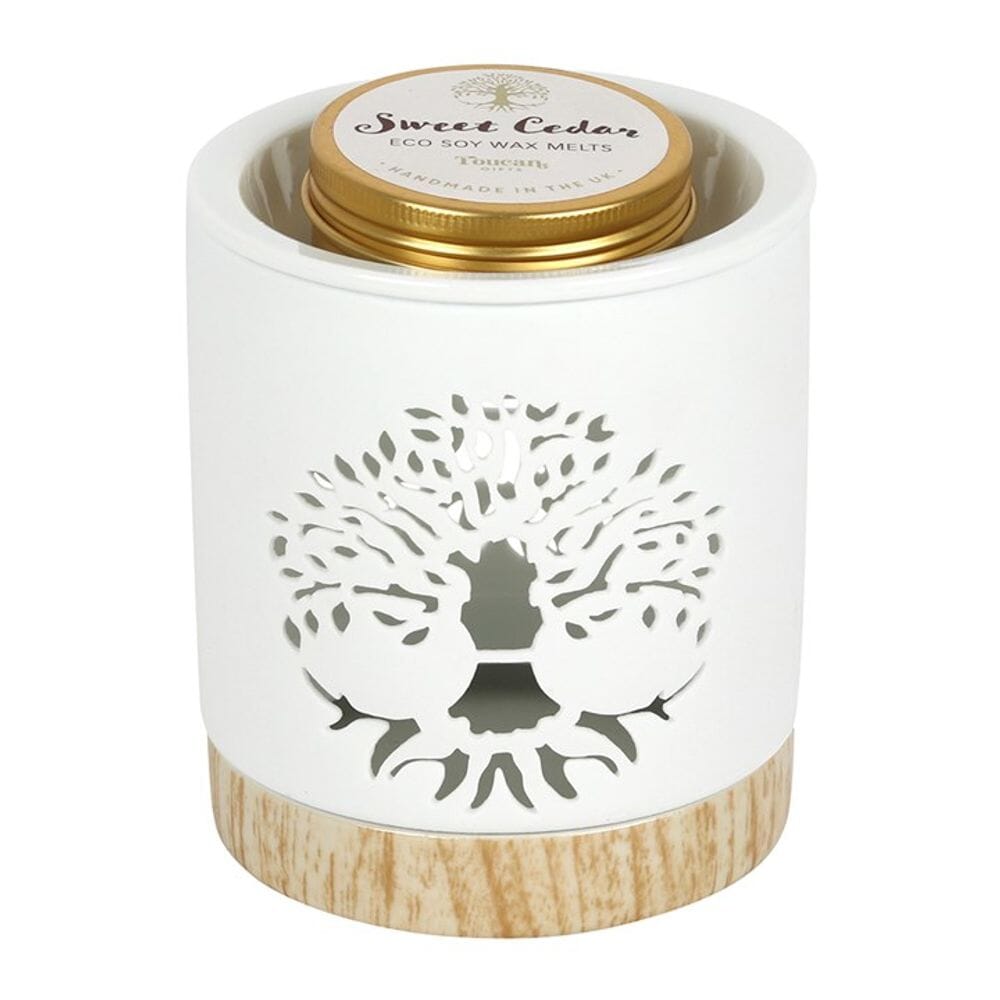 Tree of Life Wax Warmer Gift Set Home Fragrance Secret Halo 