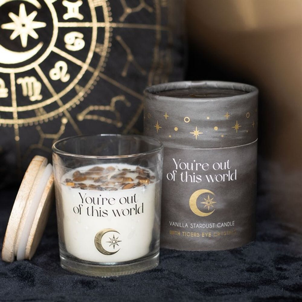 Vanilla Stardust Crystal Chip Candle Candles Secret Halo 