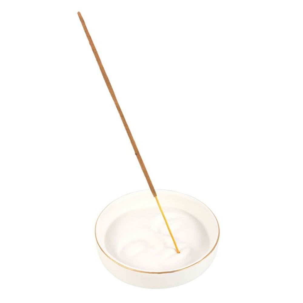 White Moon Face Incense Stick Holder Incense Burners Secret Halo 