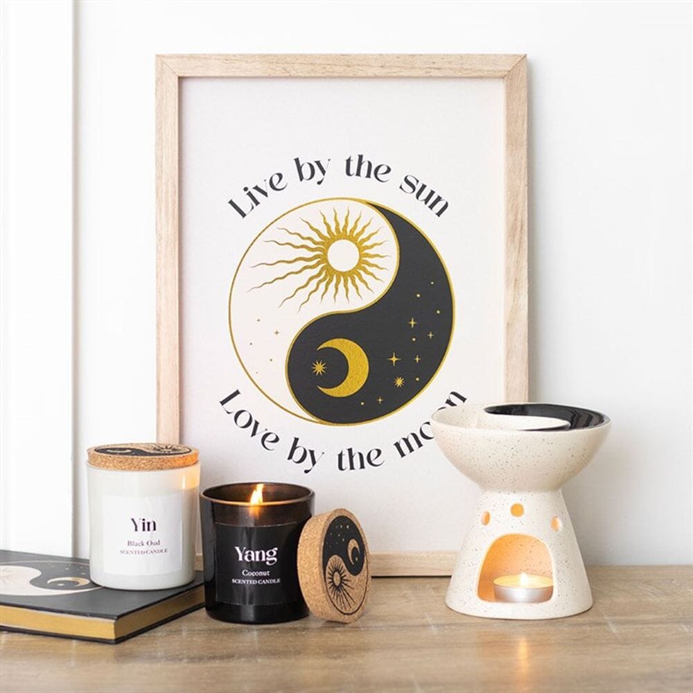 Yin Yang Dual Oil Burner and Wax Warmer Home Fragrance Secret Halo 