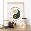 Yin Yang Dual Oil Burner and Wax Warmer Home Fragrance Secret Halo 