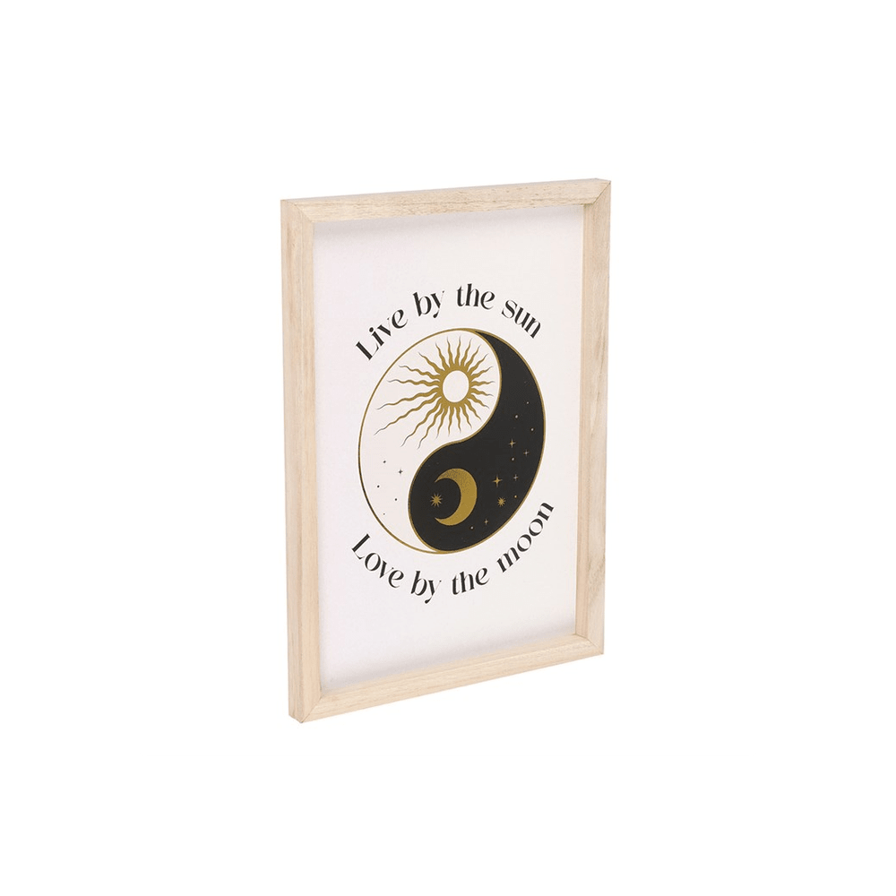 Yin Yang Framed Wall Art Print Prints Secret Halo 