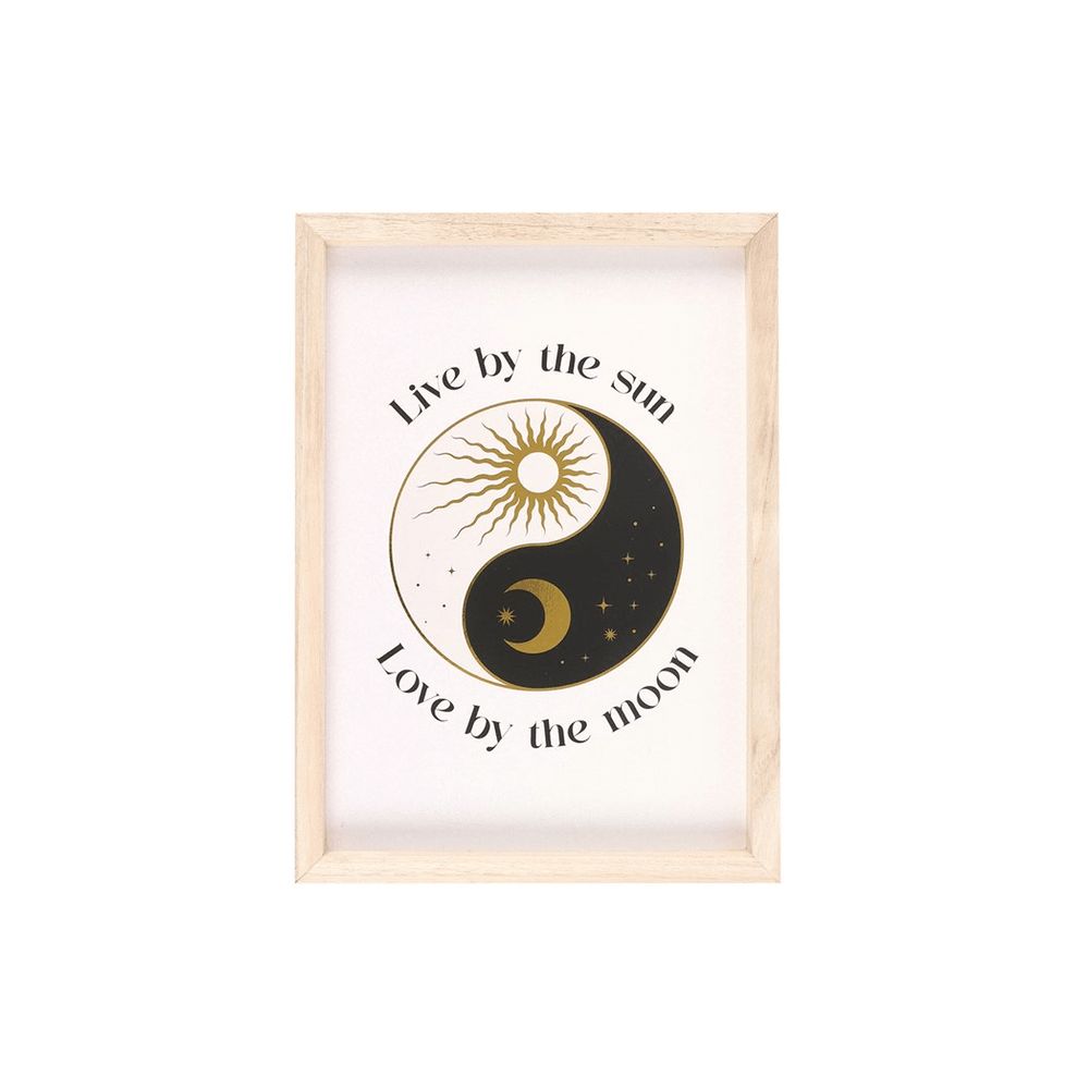 Yin Yang Framed Wall Art Print Prints Secret Halo 