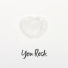 You Rock Clear Quartz Crystal Heart Greeting Card Cards Secret Halo 