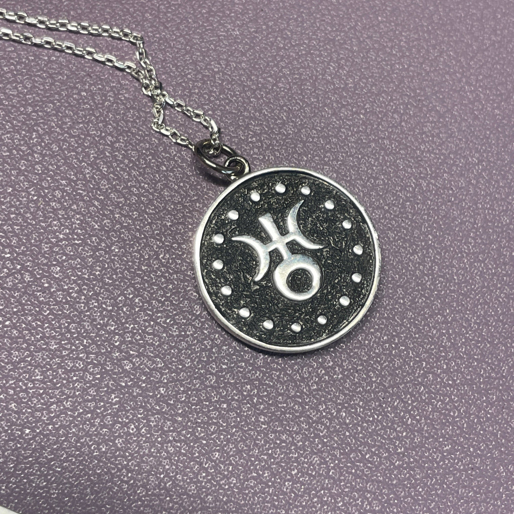 Zodiac Coin Necklace - Aquarius Necklaces & Pendants Secret Halo 