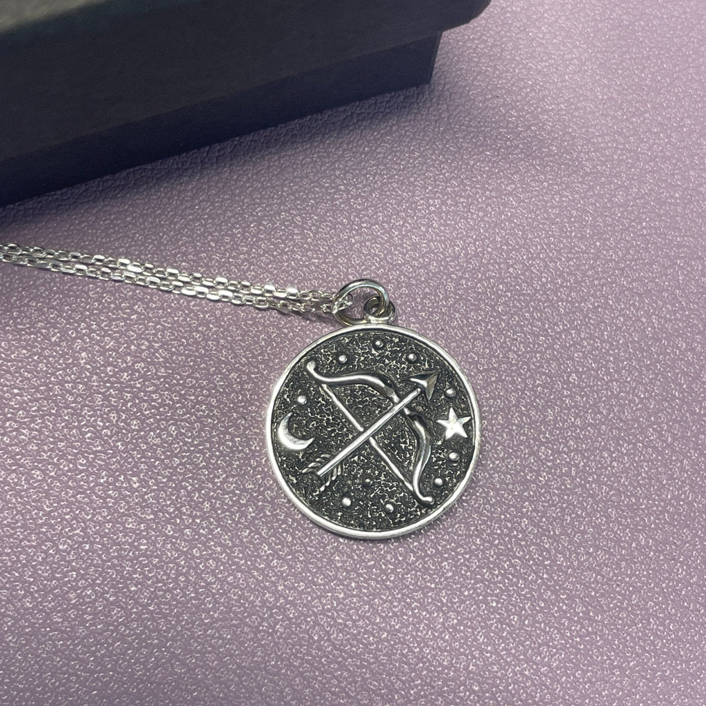 Zodiac Coin Necklace - Sagittarius Necklaces & Pendants Secret Halo 