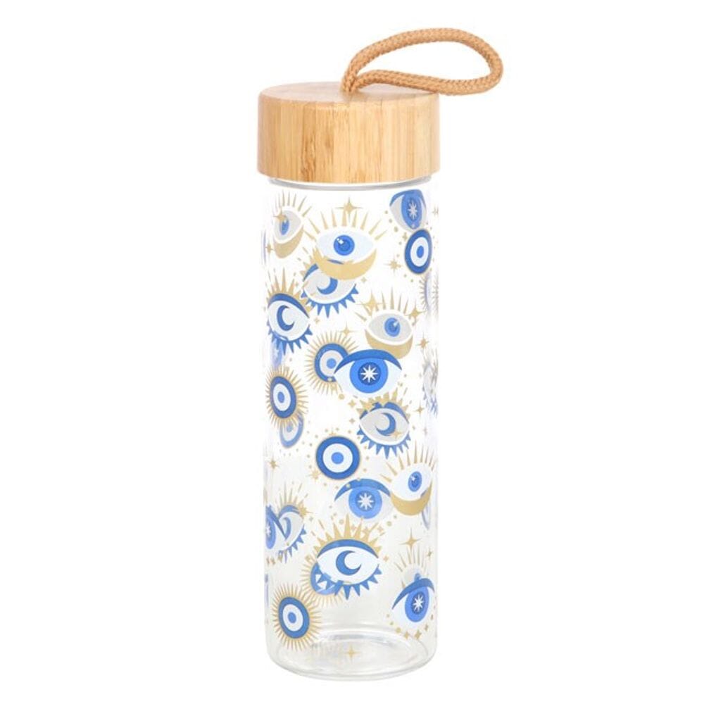 All Seeing Eye Reusable Glass Water Bottle Gifts Secret Halo 