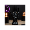Black Ceramic Palmistry Hand Ornament Secret Halo 