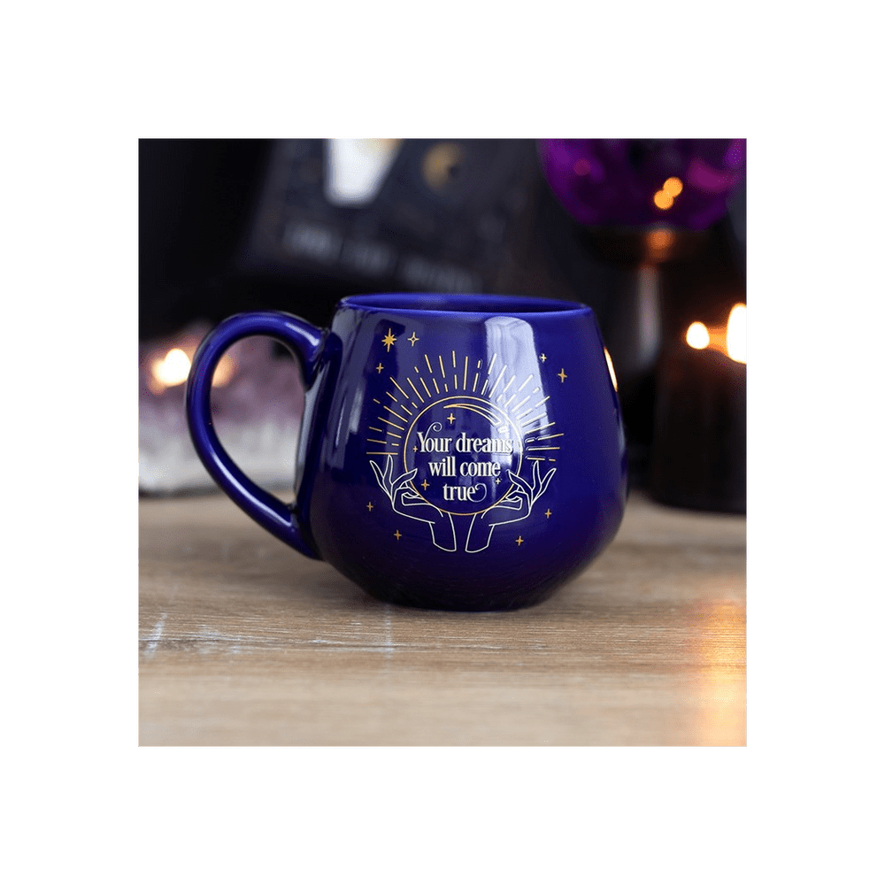 Blue Fortune Teller Colour Changing Mug Mugs N/A 