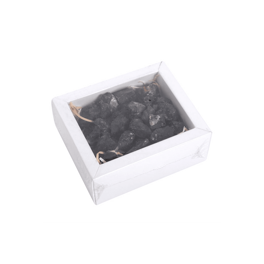 Box of Black Tourmaline Rough Crystal Chips Crystals N/A 