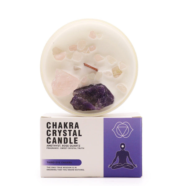 Chakra Crystal Candle Candles Secret Halo 