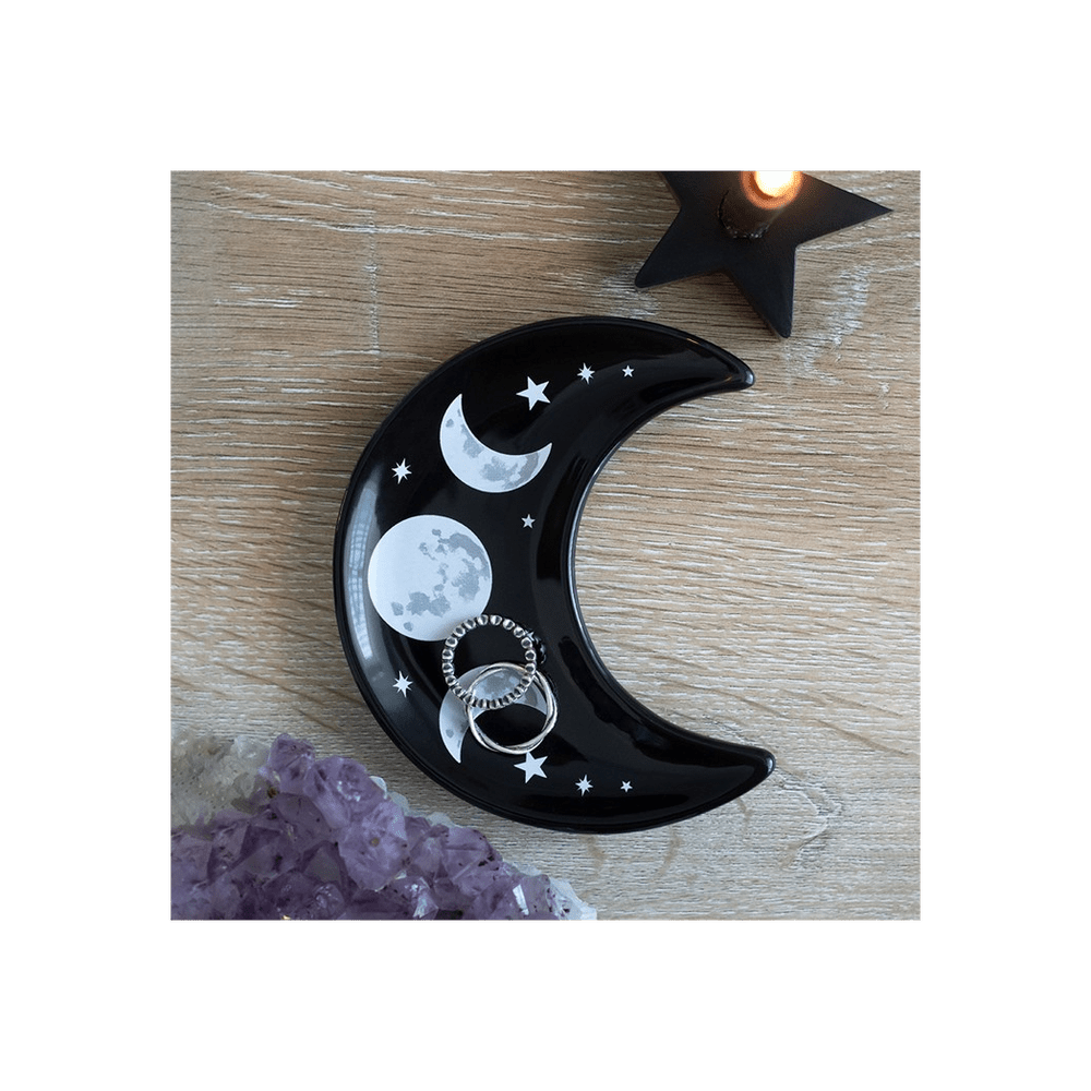Crescent Moon Trinket Dish Secret Halo 