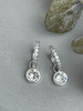 Crystal Charm Huggies Earrings Secret Halo 
