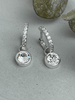 Crystal Charm Huggies Earrings Secret Halo 