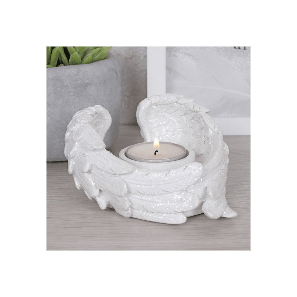 Glitter Angel Wing Candle Holder Candle Holders N/A 