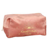 Good Vibes Only Velvet Toiletry Bag Make-up Bags Secret Halo 