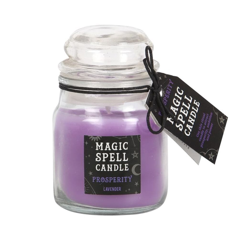 Lavender 'Prosperity' Spell Candle Jar Candles N/A 