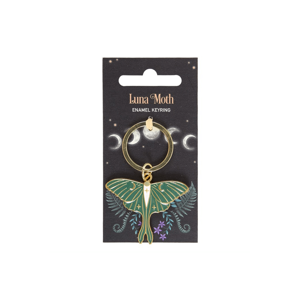 Luna Moth Keyring Keyrings Secret Halo 
