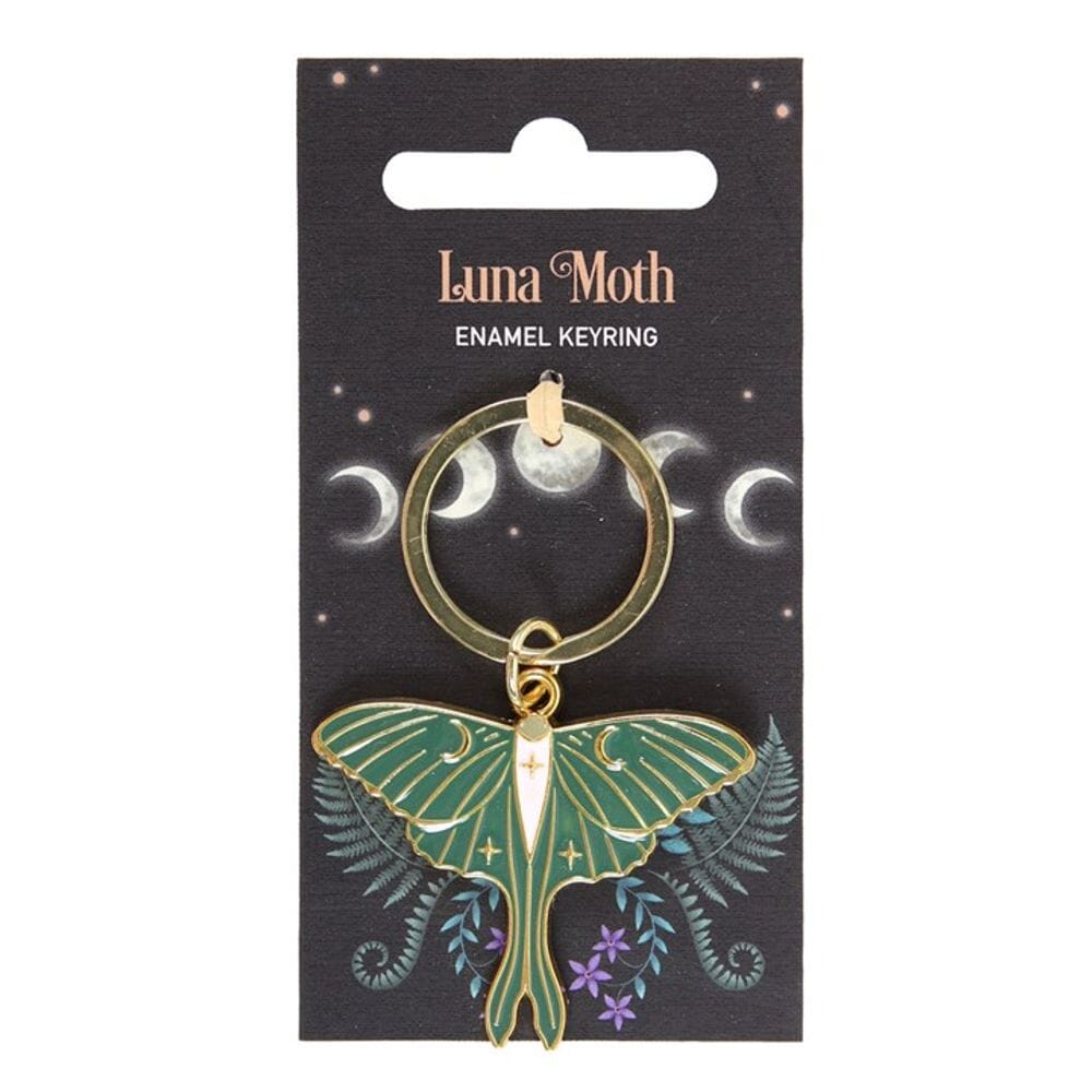 Luna Moth Keyring Keyrings Secret Halo 