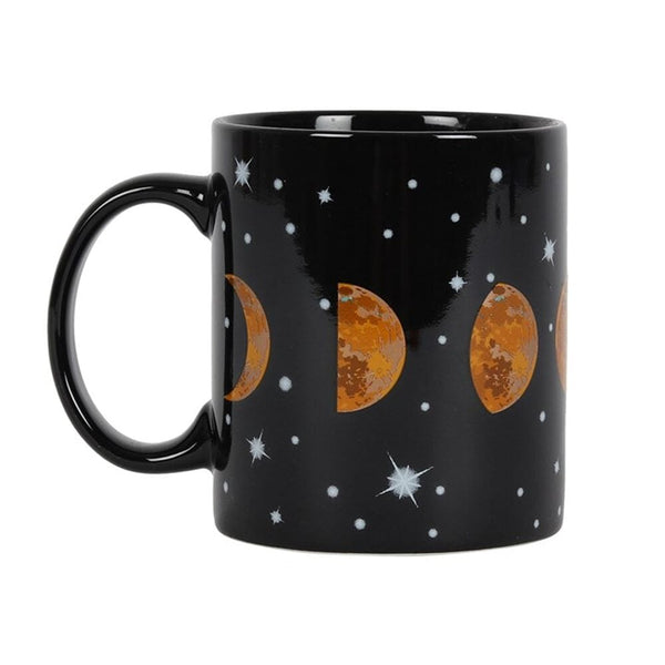 Moon Phases Ceramic Mug Mugs N/A 