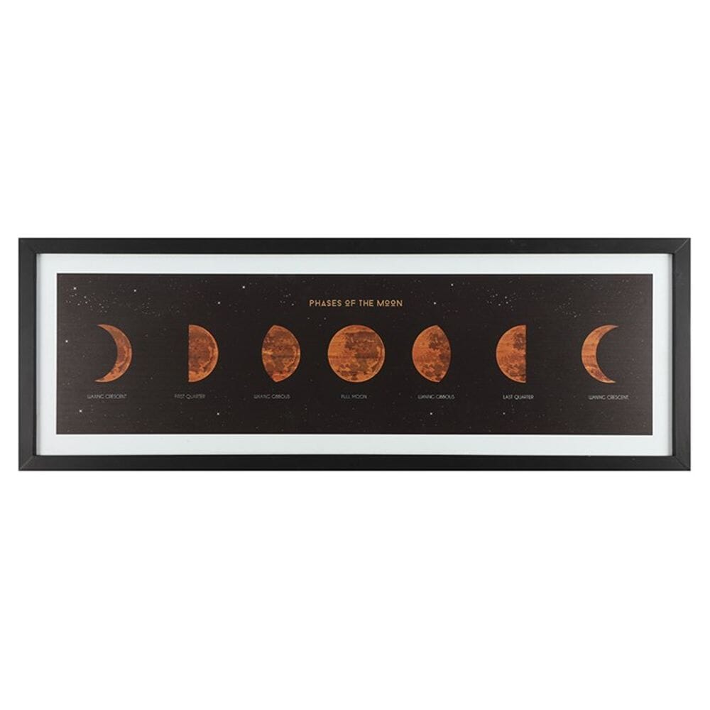 Moon Phases Print in Frame Prints N/A 