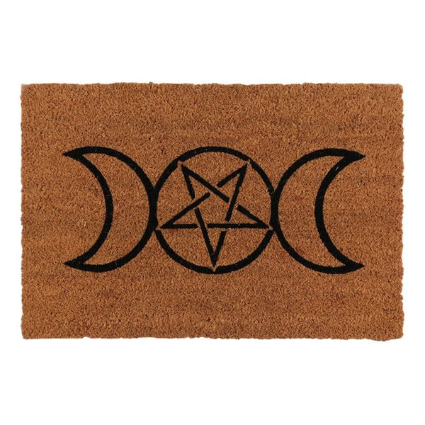 Natural Triple Moon Doormat N/A 