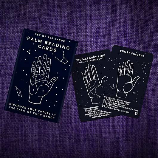 Palm Reading Cards Gifts Secret Halo 