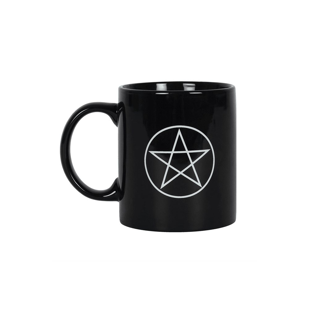 Pentagram Black Mug Mugs N/A 